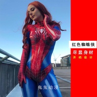 Người Nhện Quần Bó Nữ cosplay Bộ Đồ Một Mảnh Màu Đen Halloween Cùng Phong Cách Douyin cos Quần Áo