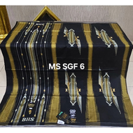 sarung bhs sge masterpiece gold dan signature full songket timbul bahan sutra sarung termahal berkua