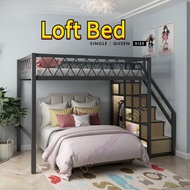 Loft Bed Queen Katil Durable 1000Kg Katil Bed Frame