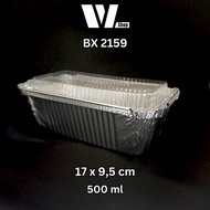 BX-2159 Aluminum Foil 500ml 17x9.5cm Alu Tray 500 ML BX2159 Aluminum Tray