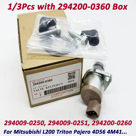 1/3pcs Suction Control Valve SCV 294200-0360 294009-0250 294200-0300 forMitsubishi L200 Triton Pajer