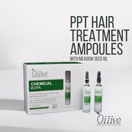 OILIVE PPT HAIR TREATMENT AMPOULES with Meadow Seed Oil 12VIALS