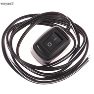 [WY3] Universal Car Switch Paste Type Toggle Switch with Cable 60cm DC 12V for Fog Ring Drive Lights