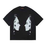 KATUN Kkontener Adele Relaxed Fit Tshirt Black Cotton S-XL Breathable and perspiration-wicking, easy