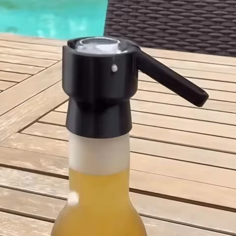 3D Printed Lever Beer Bottle Opener Ergonomic Portable Beer Can Opener Novelty Universal Drink Bottl