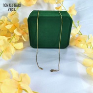 10k Gold Plated Fashion Jewelry, MINIMALIST CHAIN, Lightweight Gold Chain Necklace 20inc Non Faded