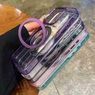 360 Rotating Magnetic Bracket Phone Case Suitable for iPhone12-16pro Max Series Phone Case Magnetic 