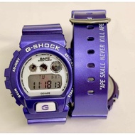 💯 BAPE Purple Kid Cudi 𝗣𝗿𝗲𝗺𝗶𝘂𝗺 𝗕𝗮𝗰𝗸𝗰𝗮𝘀 G SHOCK Cermin Kaca Dw6900 Limited Crazy Color Jam Tangan Lel