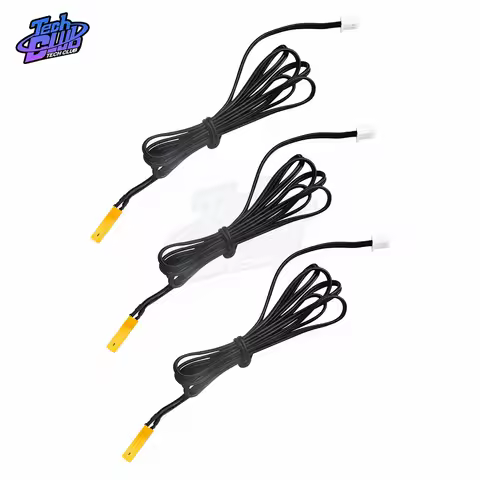NTC Ultra-Thin Temperature Sensor Thin Film Thermistor Probe Cable 3950K Surface Temperature Measuri