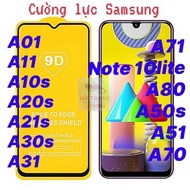 Phone screen protector - tempered samsung models A01 to A80