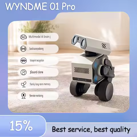 WYNDME 01 Pro Intelligent AI companion robot Action language interaction With remote monitoring & vo
