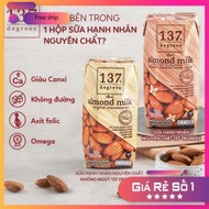 137 Degrees Pure Almond Milk 180ML (Lot of 3 Boxes)