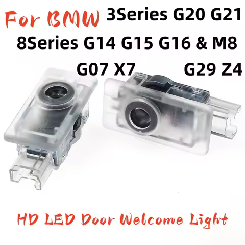 Car Door Welcome Ghost Shadow Light HD LED Projector Puddle For BMW G20 G21 G14 G15 G16 M8 G07 X7 G2