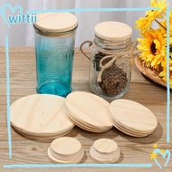 WITTII Wood Lids Reusable Bottle Sealing Caps Kitchen Organization Canning Storage