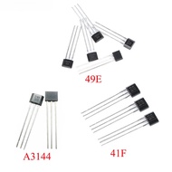 10pcs Hall Sensor 49E 41F 3144 3530 U18 OH137 44E Hall Sensor Element OH49E SS49E Hall Effect Sensor
