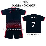 👍 [ free nama+nomor ] jersey futsal dewasa/ baju bola terbaru