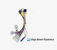 Kabel Soket PNP Head Unit Android Honda Brio BRV Mobilio AC Digital HRV Baru Stepdown Kamera Mundur