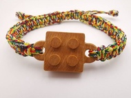 米里米特創意 DIY木質感應手環 樂高積木款 黃色 悠遊卡 一卡通