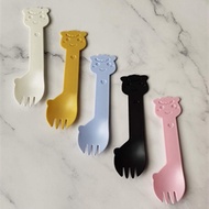 Spoon Disposable Alpaca Spoon Fork Fork Spoon Fruit Fork Cake Fork Individually Packaged Dessert Spo