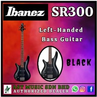 Ibanez SR300 Left-Handed Bass Guitar (Black)