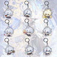 GANTUNGAN Honkai Star Rail Punnon Keychain - Anaxa - HSR Games Keychain - Keychain - Souvenir - Acry