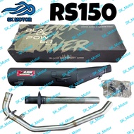 AHM RS150 RS 150 R Racing Exhaust 32mm Max Flow Standard Cutting STD Cuting Ekzos Ezos Honda RS150
