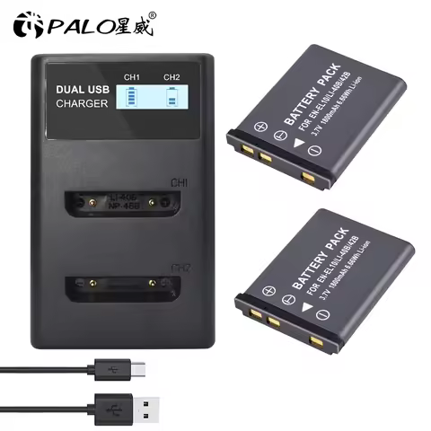 PALO1800mAh EN-EL-10/LI-40B/42B Li-ion Digital Camera Battery 3.7V LI-ION For Nikon S220 S225 S3000 