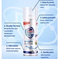 [Ready Stock] 75% Alcohol Spray Sanitizer Disinfectant Spray 450ml Hand Sanitiser Instant Theaoson