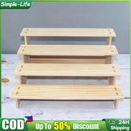 2/3/4 Layer Wood Display Riser Stand Jewelry Display Stand Multilayer Reveal Frame Cupcake Stand