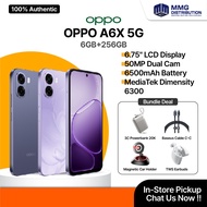 OPPO A6x 5G / 4G | 6+256GB / 4+256GB/128GB Smartphone | Dimensity 6300 Chipset | 6500mAh Large Batte