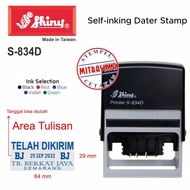 Shiny Stamp S-834D (S834D square with date Type S 834D)
