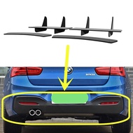 Use For BMW 1 Series F20 5Door M Sport Bmuper 2015--2018 Year Rear Diffuser Bumper Lips Spoiler Spli