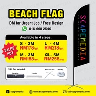 Beach Flag / Wind Flag / Feather Flag with Stand