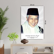 Habib/ Poster PhotoUlama 20x30 cm 6mm/ Frame MDF Wood Frame Nusantara Dunia Masyhur Wall Decor