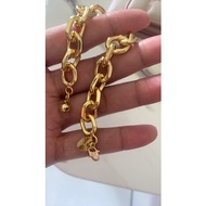THICK GOLD SAUH BRACELET 375/ 18K