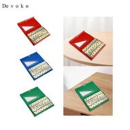 [Devoko] Dominos Set Table Game Family Game Fun Game Night Educational Toy 28 Pieces Double Six Domi
