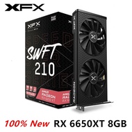 XFX 6650XT 8GB SWFT XFX 6650XT 8GB SWFT 100% New XFX RX 6600XT 6600 6650 XT 6650XT 8GB GPU AMD Graph