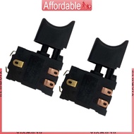 GLO 2Pieces Power Tool Switches for Electric Blower Motor 64mm x 40 8mm