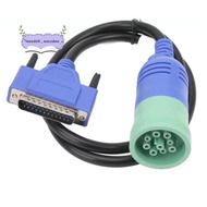 Heavy Duty Truck Diagnostic Cable 9PIN for CNH EST DPA5 V8.6 K-LINE Cable  Tools