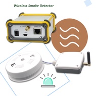 Battery Operated Smoke Detector Multiple Points Detection Wireless Smoke Detector Smart Alarm Iot Sm