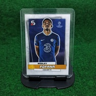 WESLEY FOFANA CHELSEA TOPPS SUPERSTARS 22 FOOTBALL CARD/23