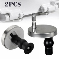 (DEAL) 60mm Toilet Seat Hinges Top Close Soft Release Quick Fitting Hinge Pair