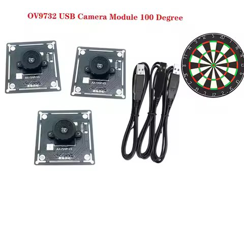 1PCS/lot 1MP OV9732 720P No distortion 100° USB Camera Module Used for product shooting MJPEG 30fps 