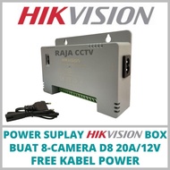 PROMO- POWER SUPPLY HIKVISION BOX 10A 20A BUAT CCTV