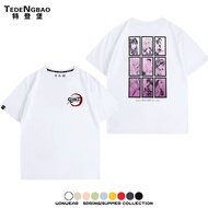 TEDENGBAO | Cosplay Demon Slayer Tee Summer Loose