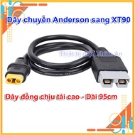 Anderson to XT90 Power Cord – Length 95cm – High Load 4.0mm2 Copper Wire – Lithium Battery