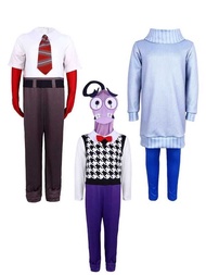 LY Inside Out Cosplay Costume Inside Out 2 Cartoon Anger Fear Sadness Anxiety Kids Boy Girls Hallow