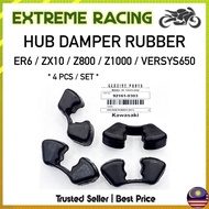 Hub Damper Rubber 4 Pcs / Set - 92161-0303 - Kawasaki ER6 N Versys650 ZX10 Z800 Z1000 Wheel Sprocket