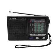 [ Radio--FM] Customized Dedicated Simple Portable Recorder Elderly Radio 9-Band Loud Volume Strong S