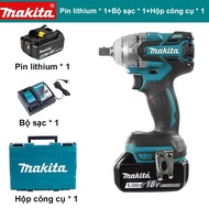 ประแจผลกระทบแบบชาร์จไฟได้ Makita DTW285 แรงบิด 280N.m ที่วางค้อนไฟฟ้ากําลังสูง RTE brushless 18V ประแจแบตเตอรี่ลิเธียมใช้งานง่ายและพกพาสะดวก